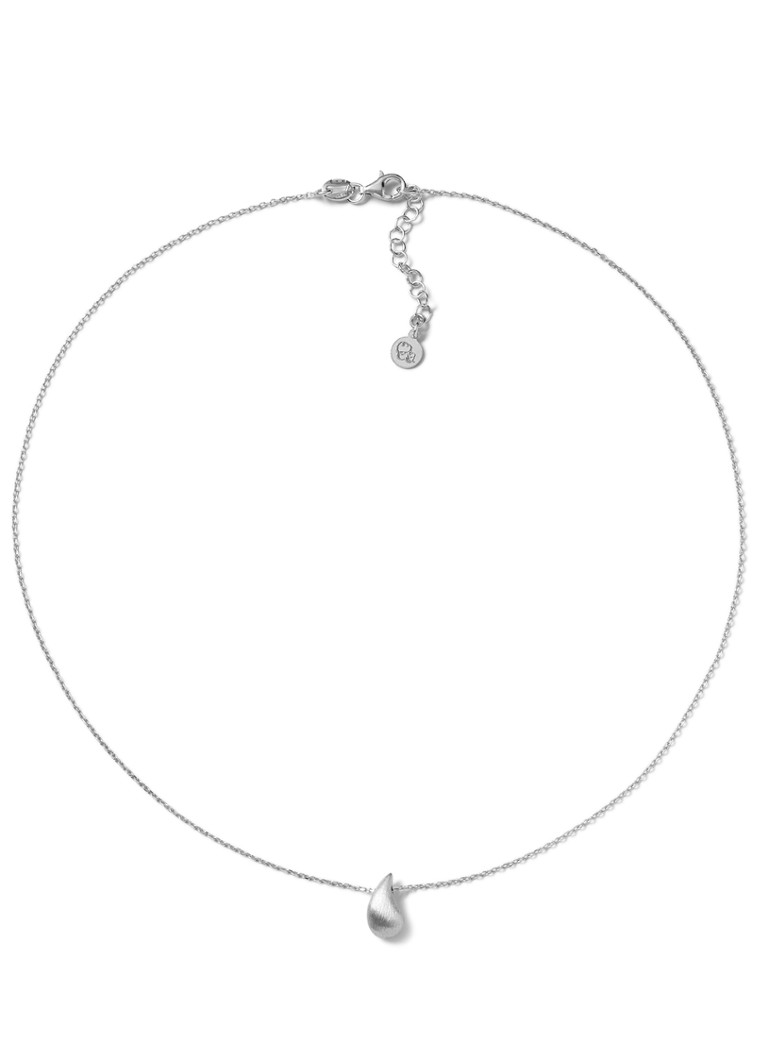 Casa Jewelry Dames Drop S Satin ketting van zilver in de kleur Zilver