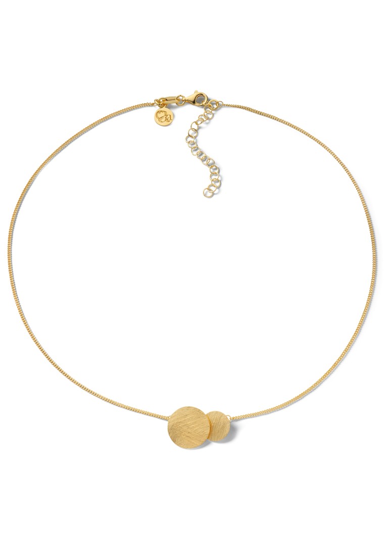Casa Jewelry Dames Luna Mini ketting verguld in de kleur Goud