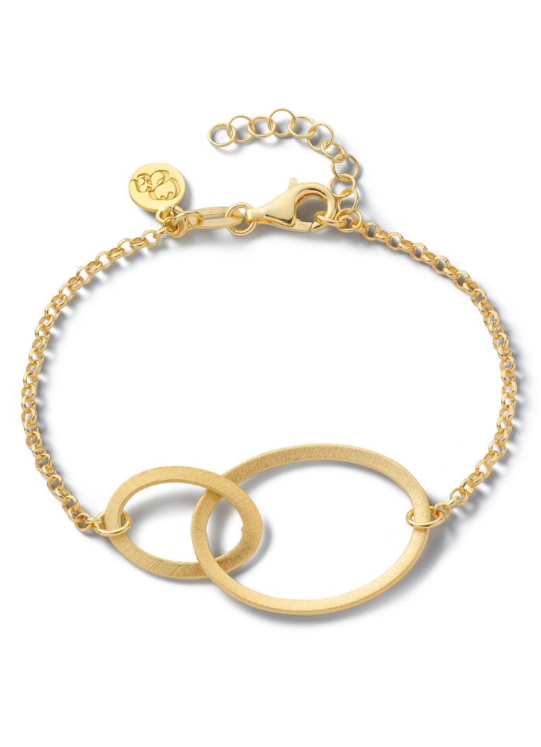 Casa Jewelry Dames Saskia S Satin armband verguld in de kleur Goud