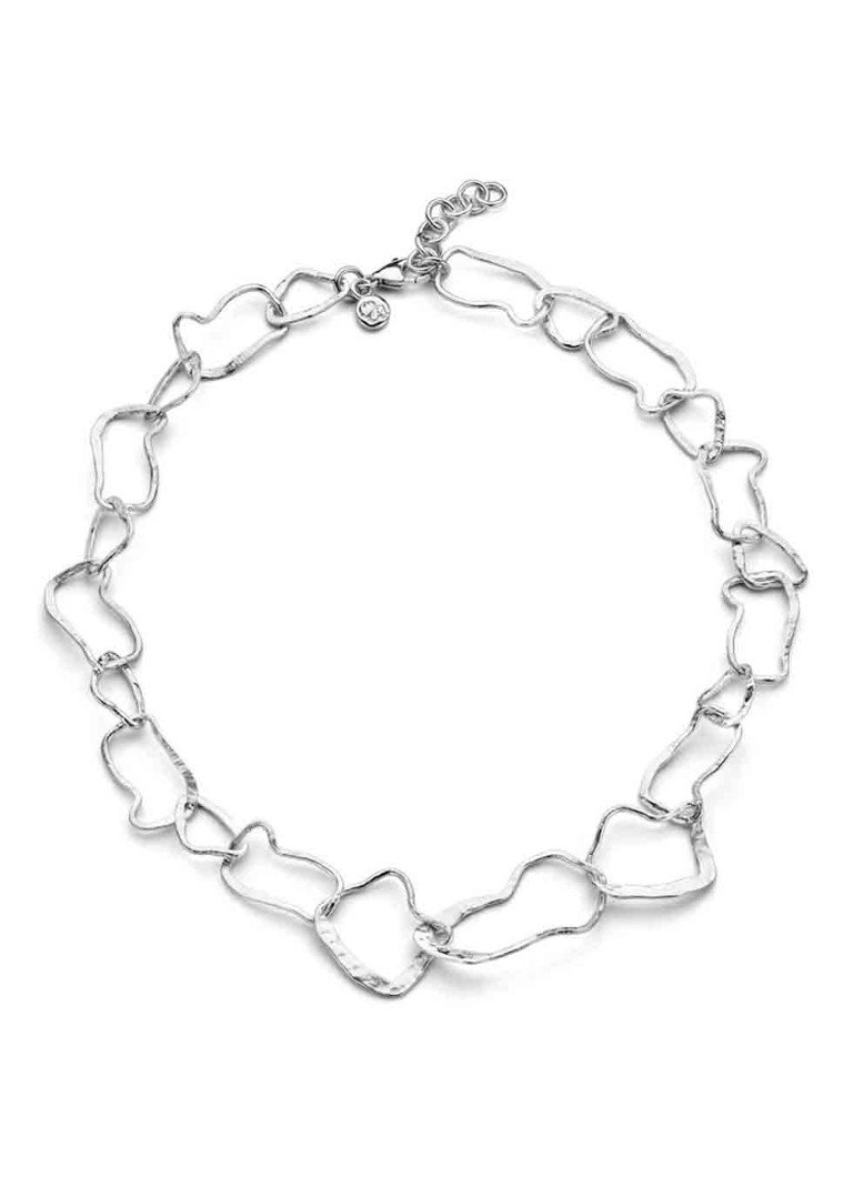 Casa Jewelry Dames Bob Ross ketting van zilver in de kleur Zilver