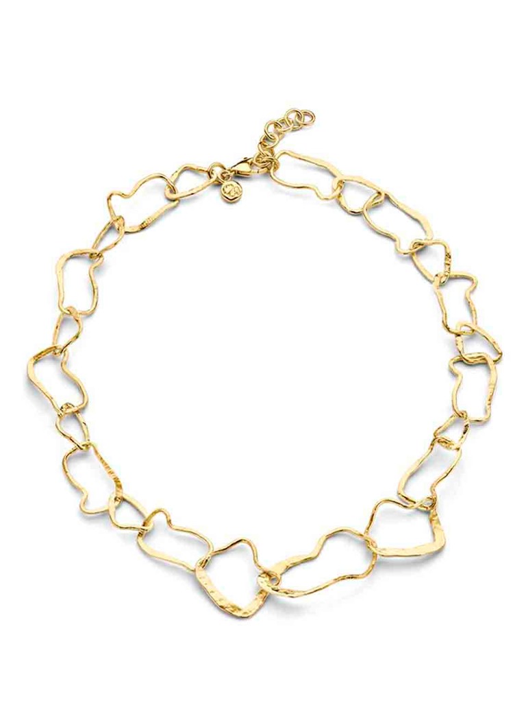 Casa Jewelry Dames Bob Ross ketting verguld in de kleur Goud