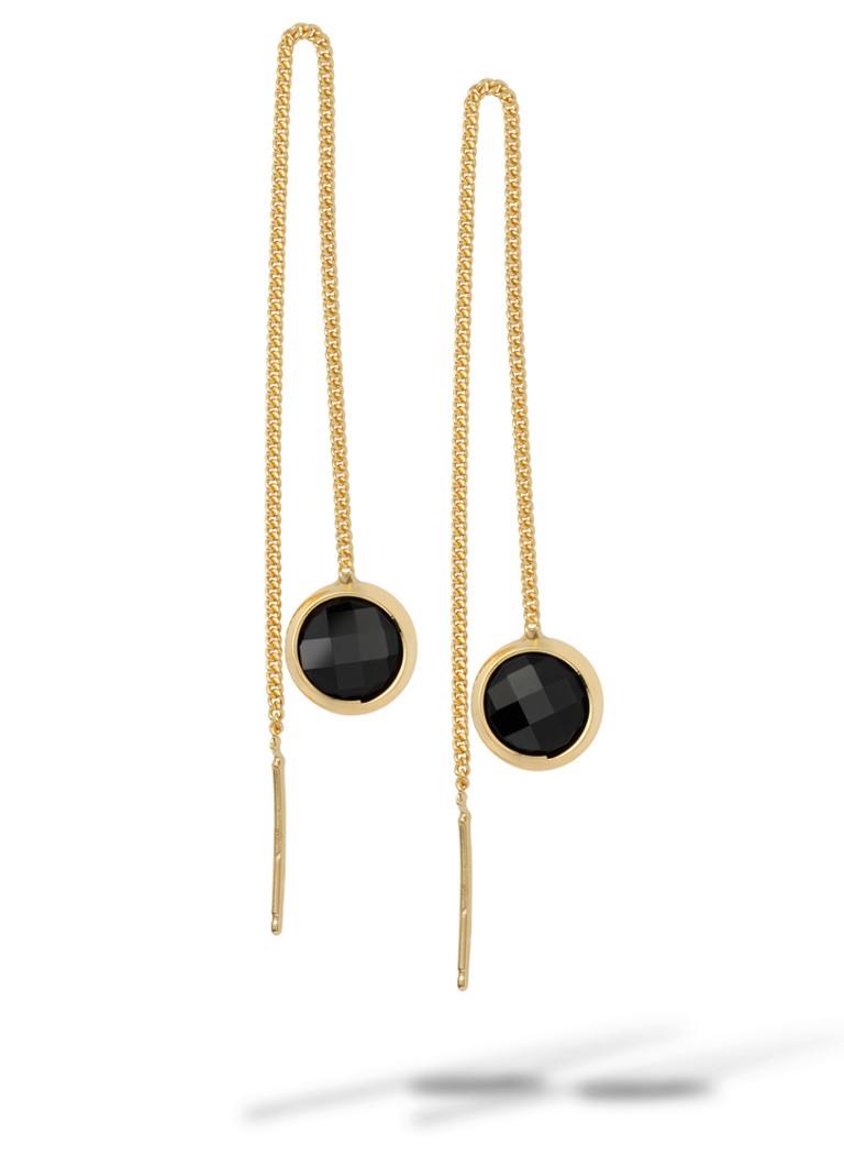 Casa Jewelry Dames Belle oorhangers verguld in de kleur Goud