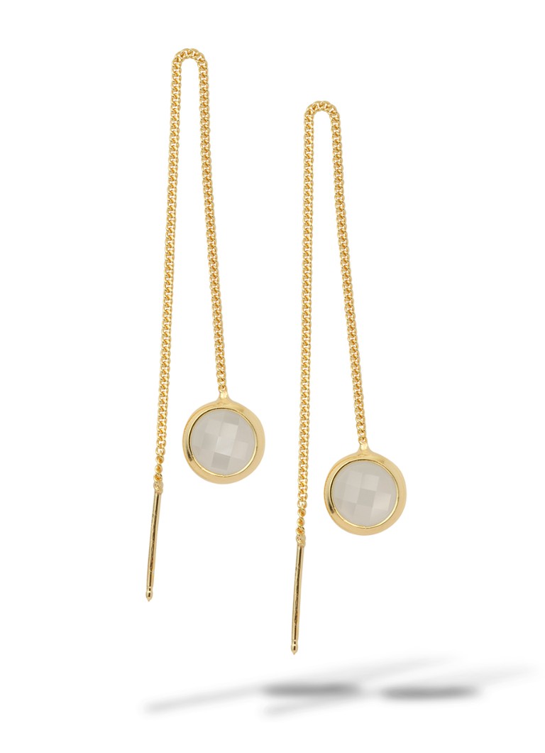 Casa Jewelry Dames Belle oorhangers verguld in de kleur Goud