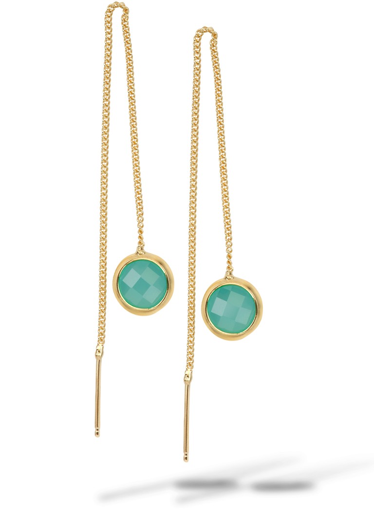 Casa Jewelry Dames Belle oorhangers verguld in de kleur Goud