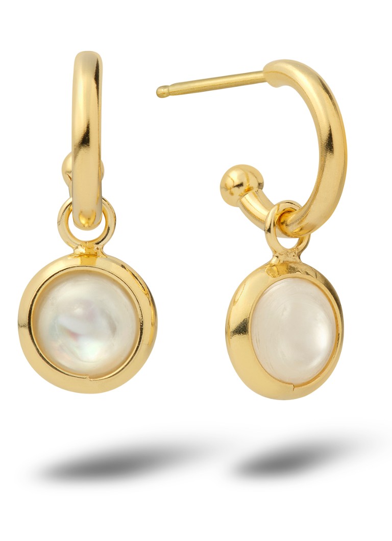 Casa Jewelry Dames Jolie oorringen verguld in de kleur Goud
