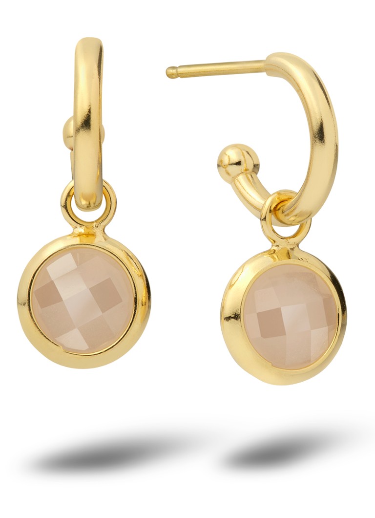 Casa Jewelry Dames Jolie oorringen verguld in de kleur Goud