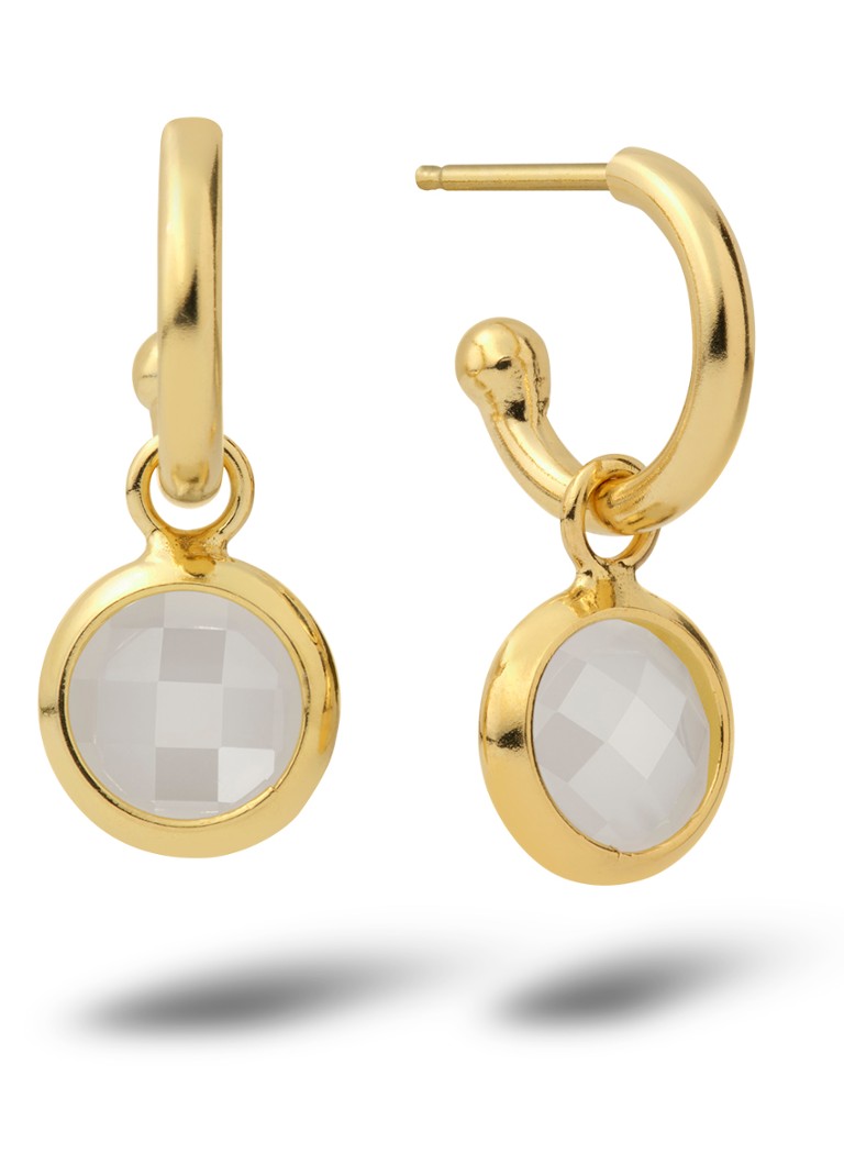 Casa Jewelry Dames Jolie oorringen verguld in de kleur Goud