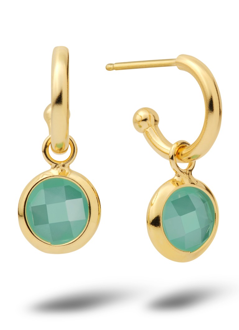 Casa Jewelry Dames Jolie oorringen verguld in de kleur Goud