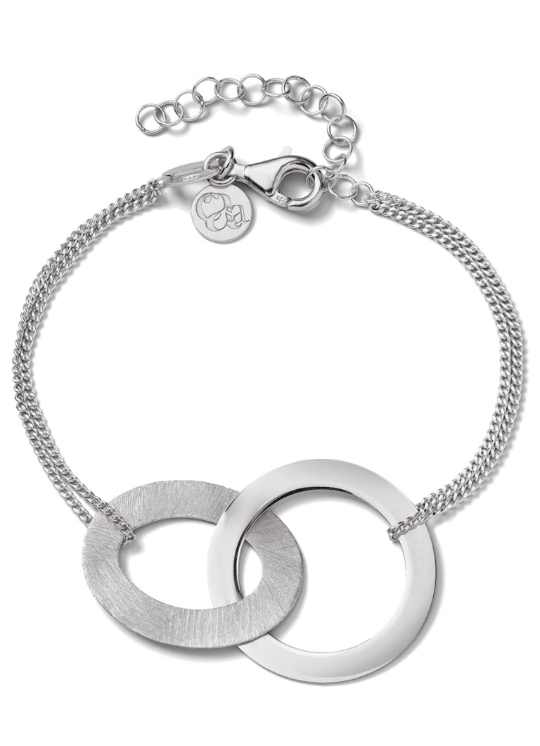 Casa Jewelry Dames Lola Shiny S armband van zilver in de kleur Zilver
