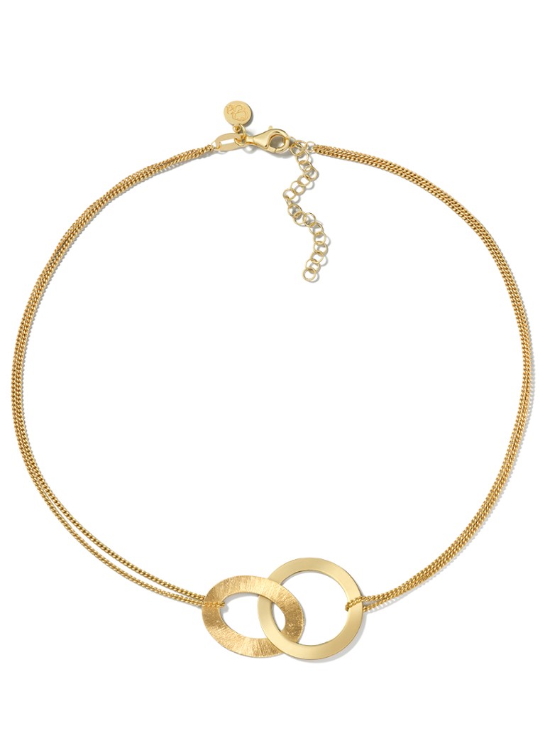 Casa Jewelry Dames Lola Shiny S ketting verguld in de kleur Goud