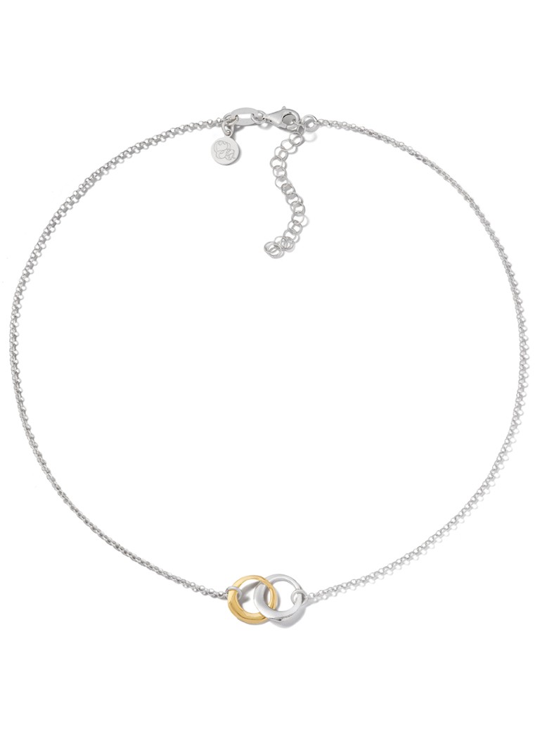 Casa Jewelry Dames Noblesse S Bicolor ketting van zilver in de kleur Zilver