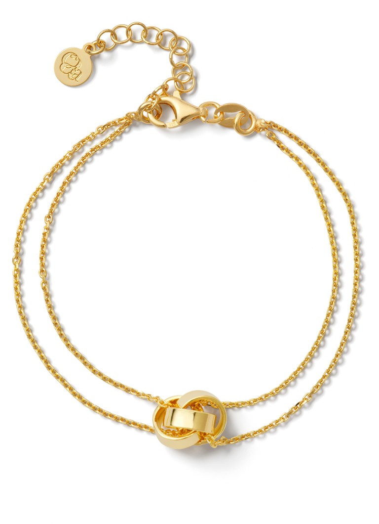 Casa Jewelry Dames Petit Bouton armband verguld in de kleur Goud