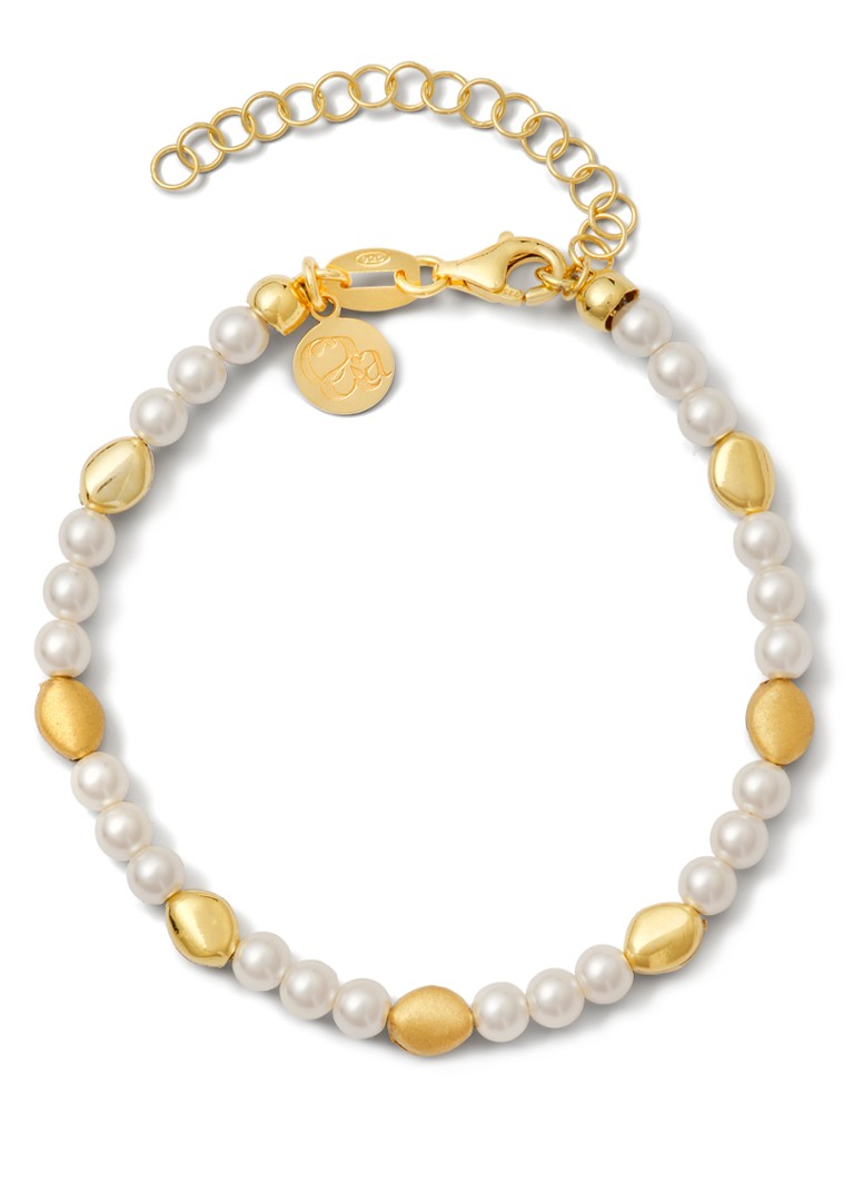 Casa Jewelry Dames Garda Pebbles armband verguld in de kleur Goud