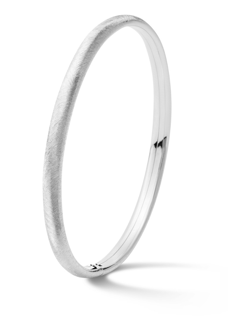 Casa Jewelry Dames Class S Satin bangle van zilver in de kleur Zilver