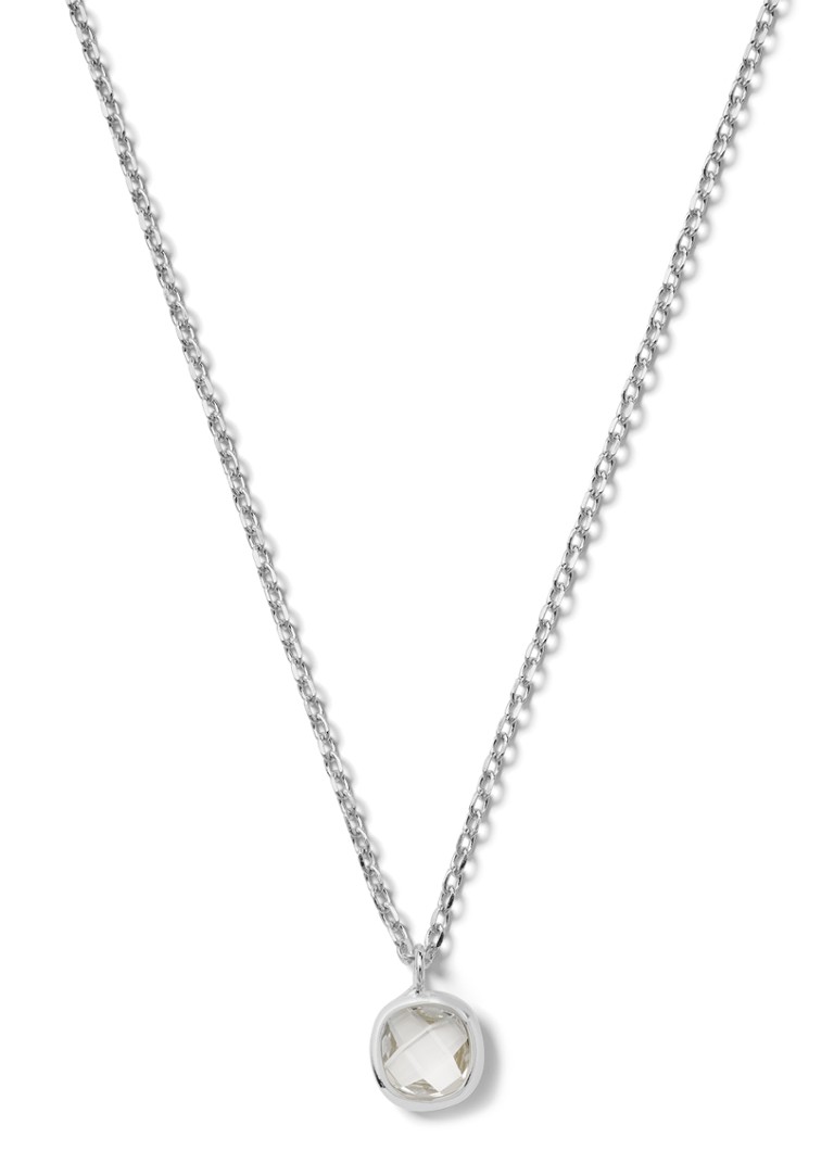 Casa Jewelry Dames Grace ketting verguld in de kleur Zilver