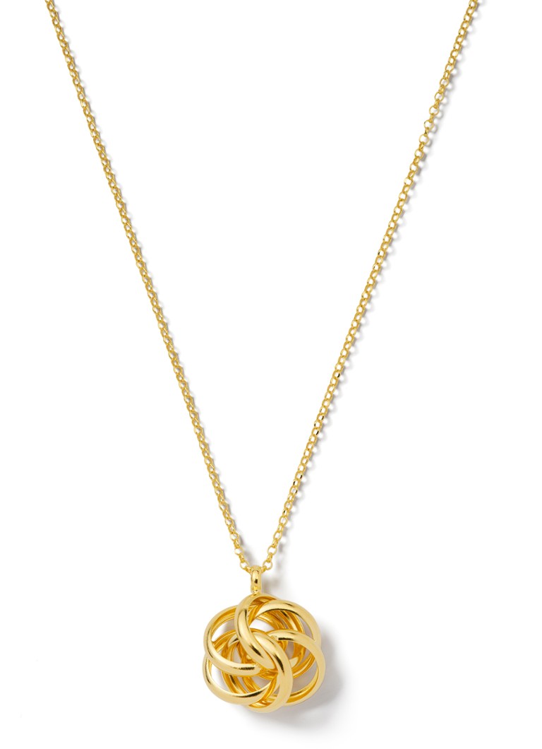 Casa Jewelry Dames Bouton ketting verguld in de kleur Goud