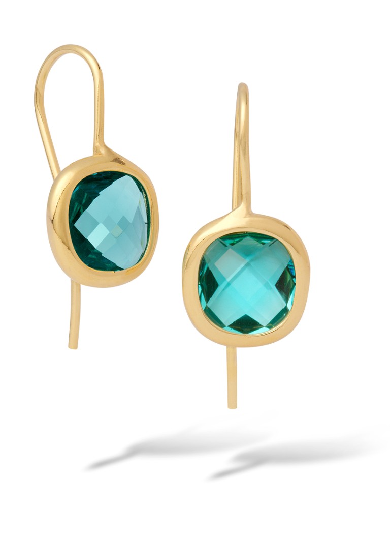 Casa Jewelry Dames Grace oorhangers verguld in de kleur Goud