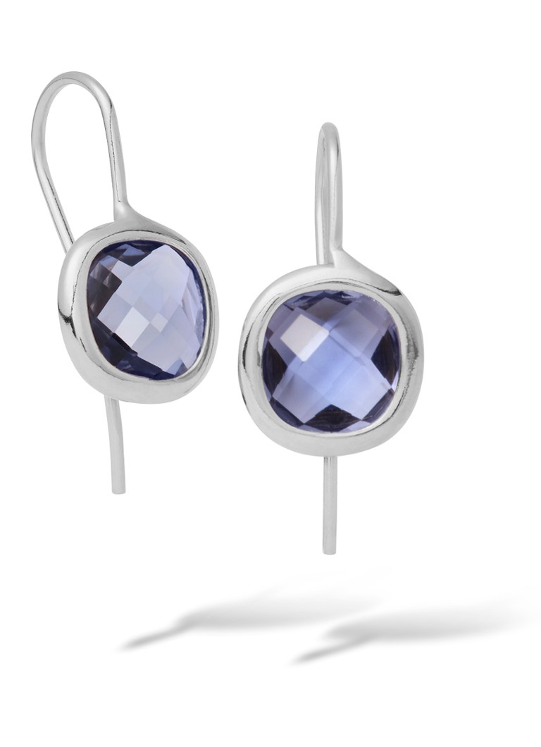 Casa Jewelry Dames Grace oorhangers van zilver in de kleur Zilver