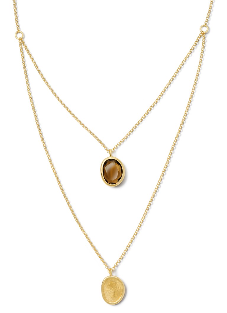 Casa Jewelry Dames Colette ketting verguld in de kleur Goud