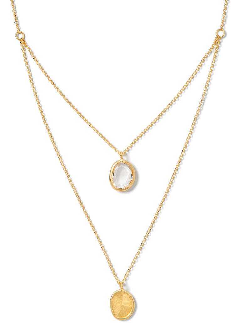 Casa Jewelry Dames Colette ketting verguld in de kleur Goud