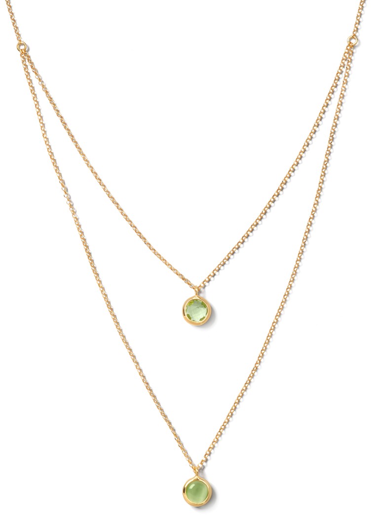 Casa Jewelry Dames Juliette ketting verguld in de kleur Goud