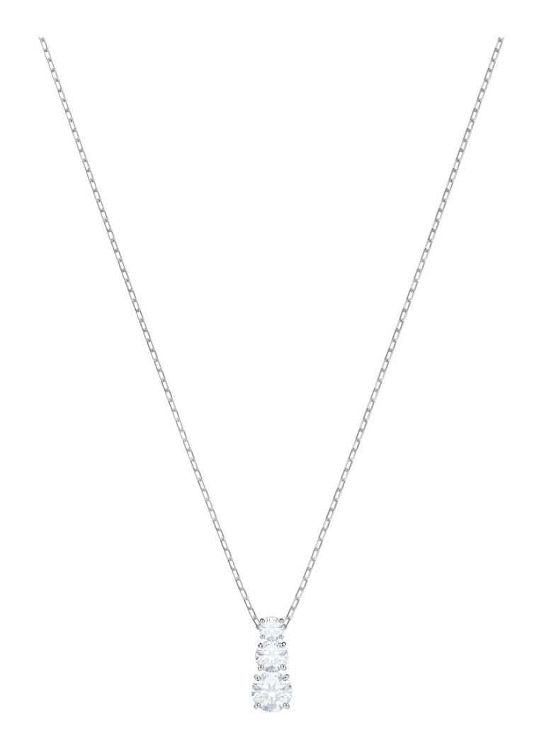 Swarovski Dames Attract Trilogy hanger met kristal in de kleur Zilver