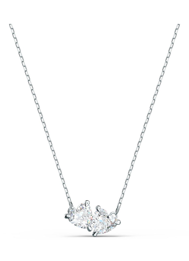 Swarovski Dames Ketting met hanger en kristal in de kleur Zilver