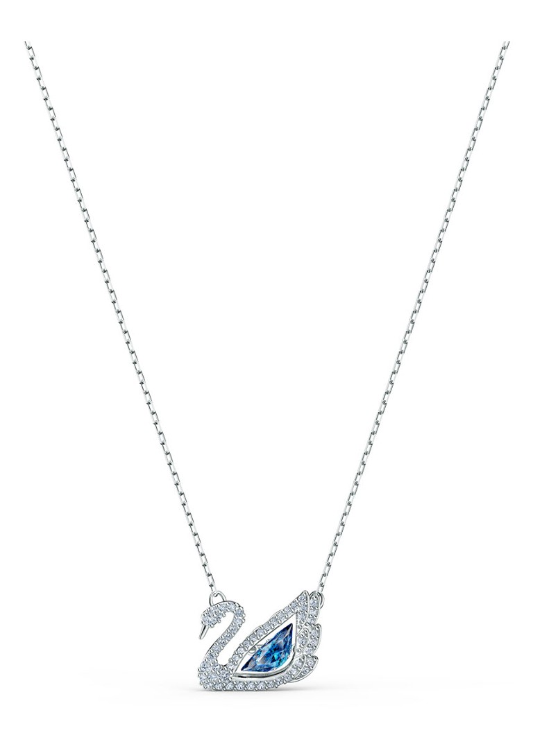 Swarovski Dames Ketting met kristal in de kleur Zilver