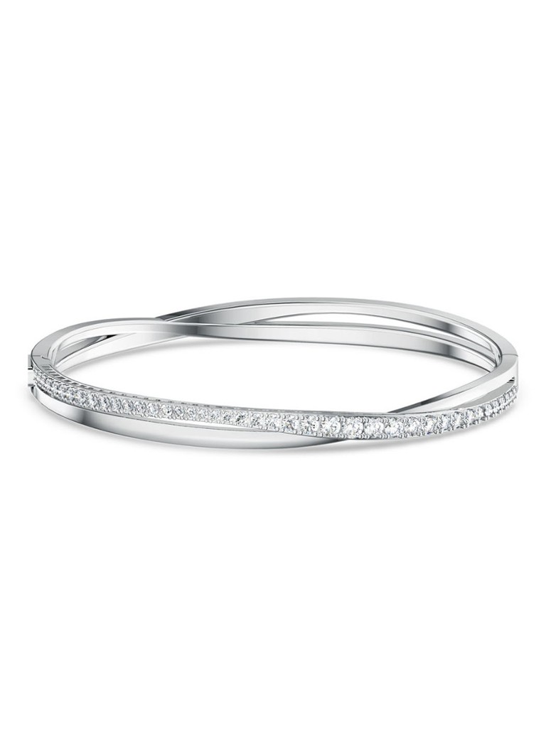 Swarovski Dames Rows bangle met kristal in de kleur Zilver