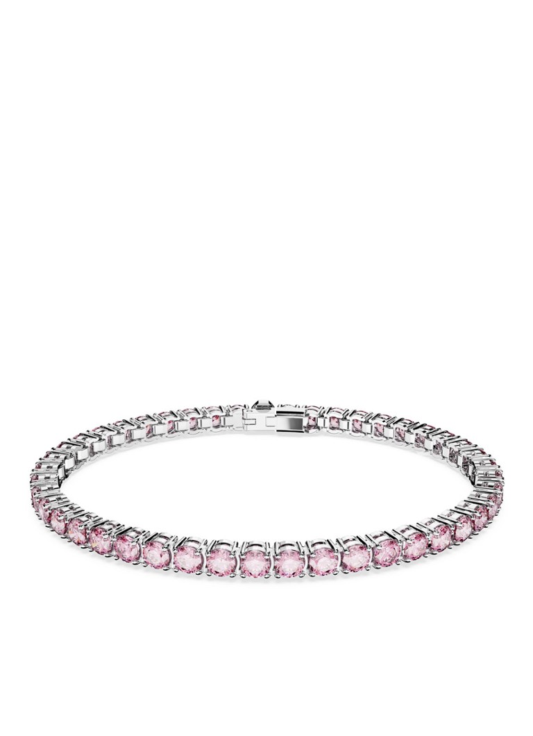 Swarovski Dames Matrix armband met kristal M in de kleur Roze