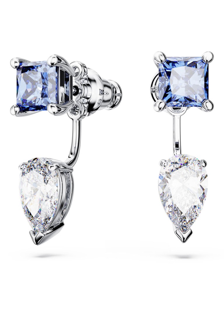 Swarovski Dames Mesmera oorstekers met kristal in de kleur Zilver