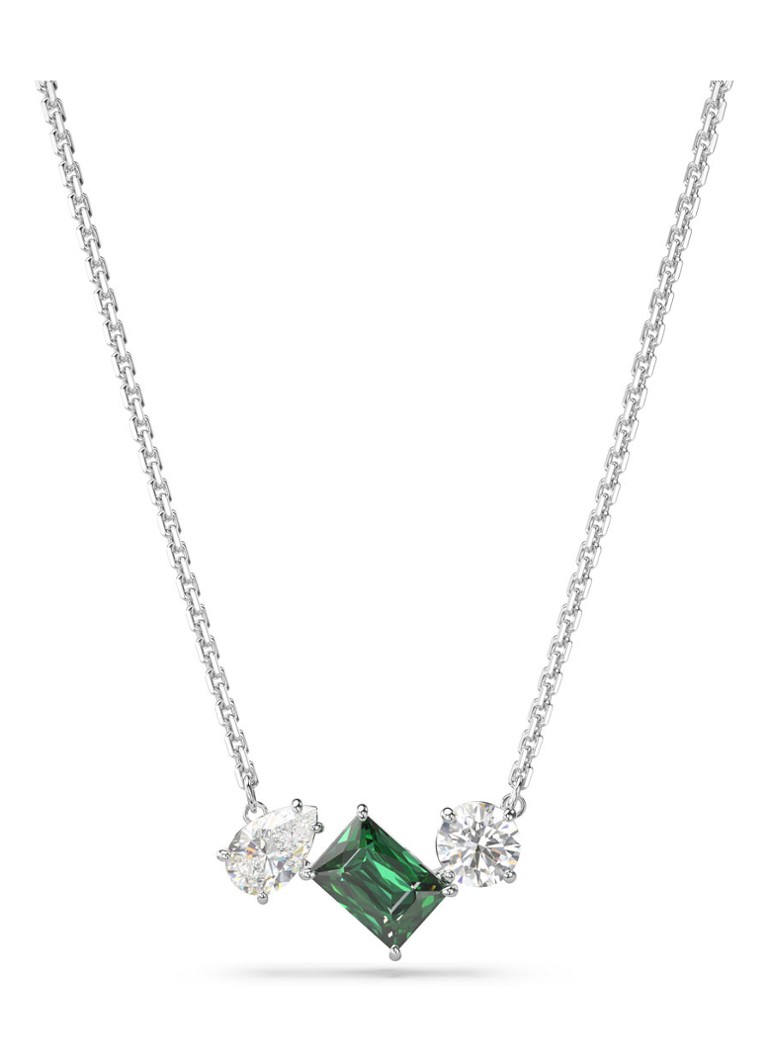 Swarovski Dames Mesmera ketting met kristal in de kleur Zilver