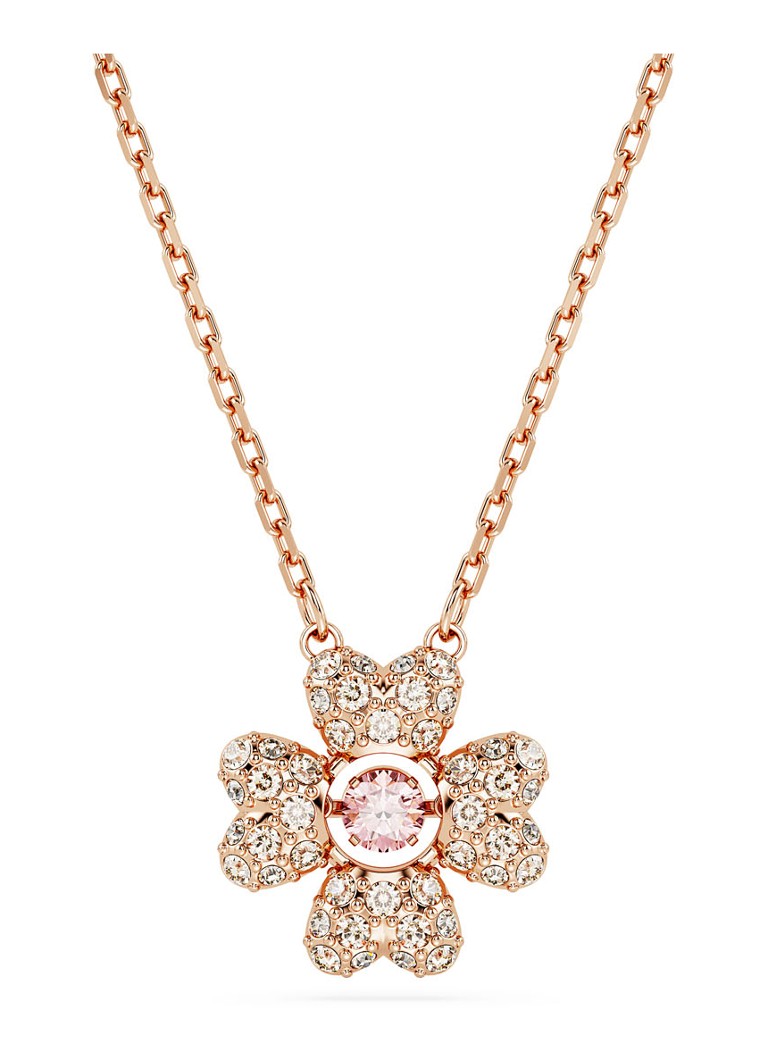 Swarovski Dames Idyllia ketting verguld in de kleur Roségoud