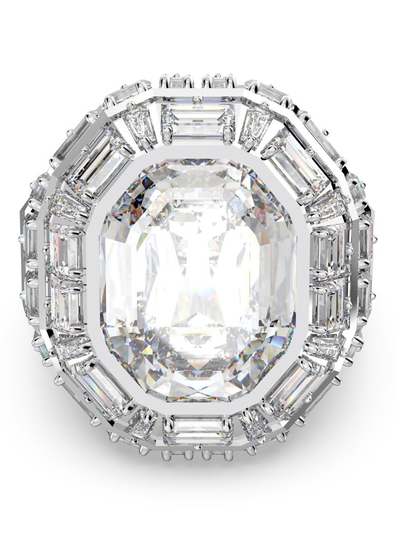 Swarovski Dames Mesmera ring met kristal 52 in de kleur Zilver
