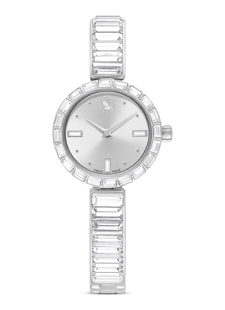 Swarovski Dames Matrix horloge met kristal 5677487 in de kleur Zilver