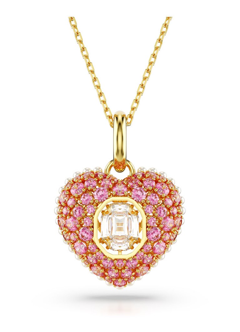 Swarovski Dames Hyperbola ketting verguld in de kleur Goud