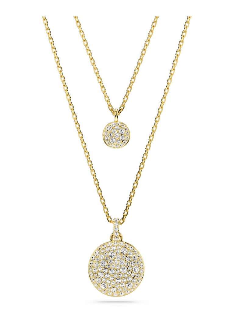 Swarovski Dames Meteora ketting verguld in de kleur Goud