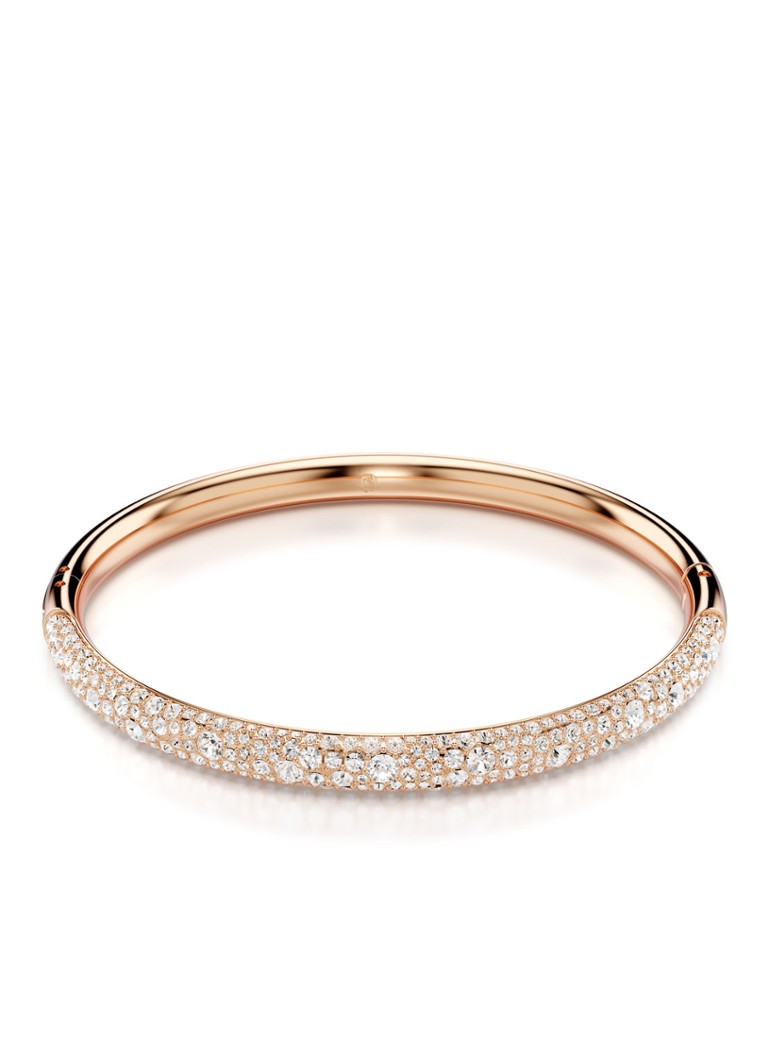 Swarovski Dames Meteora bangle verguld L in de kleur Roségoud