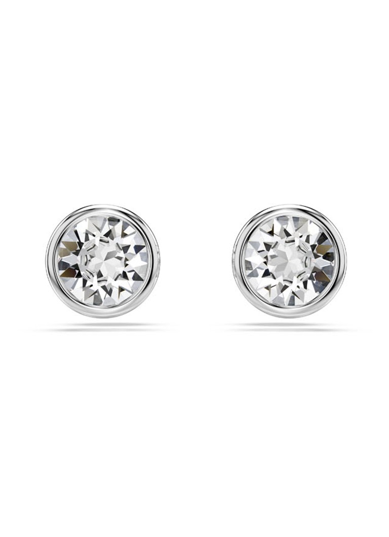 Swarovski Dames Imber oorknopjes met kristal in de kleur Zilver