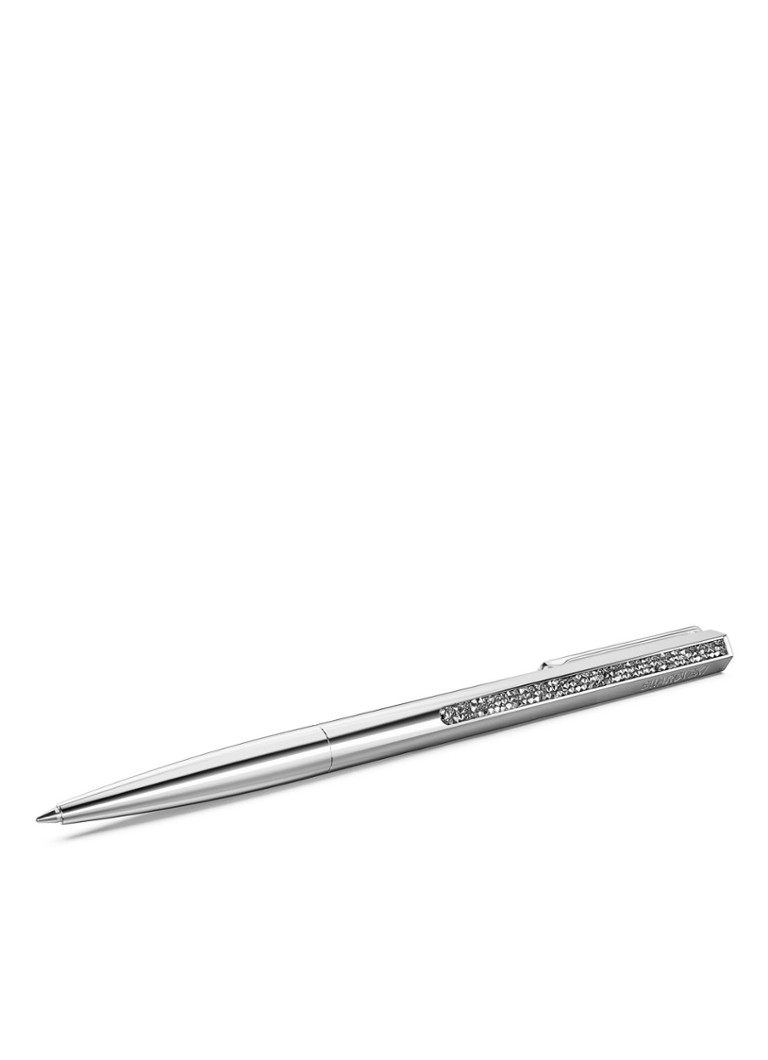 Swarovski Crystal Shimmer pen met kristal Zilver - Deal