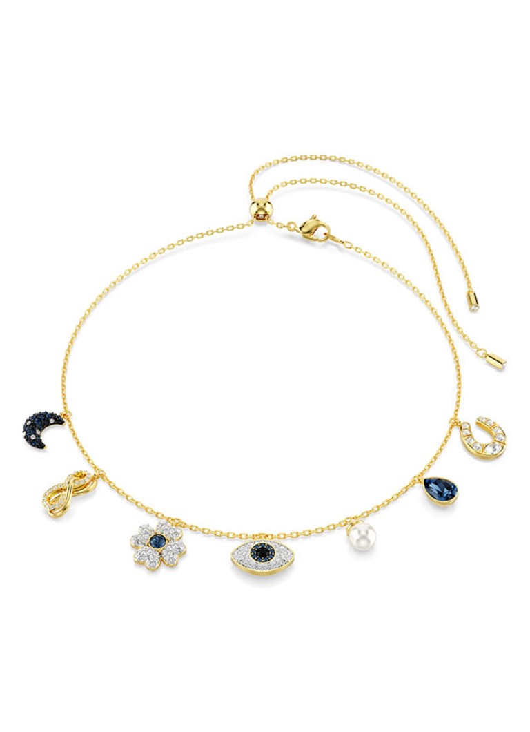 Swarovski Dames Symbolica ketting met kristal in de kleur Goud