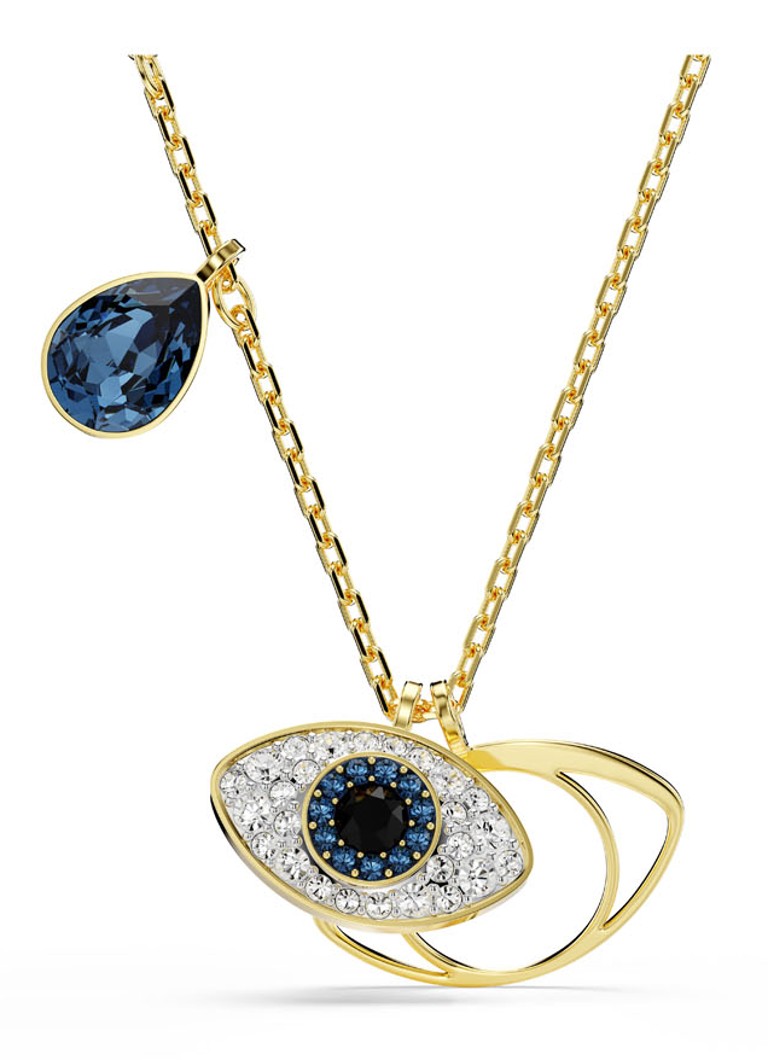 Swarovski Dames Symbolica ketting met kristal in de kleur Goud