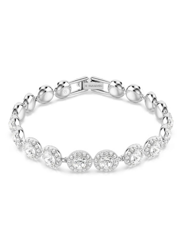 Swarovski Dames Una armband met kristal M in de kleur Zilver