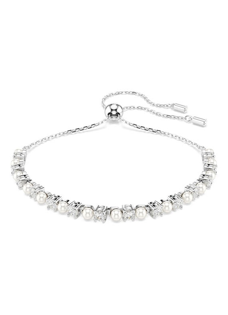 Swarovski Dames Matrix armband met kristal M in de kleur Zilver