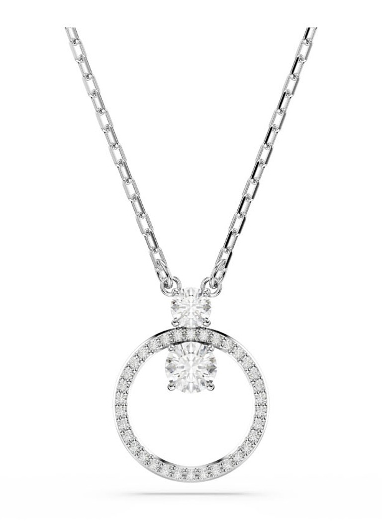 Swarovski Dames Constella ketting met zirkonia in de kleur Zilver