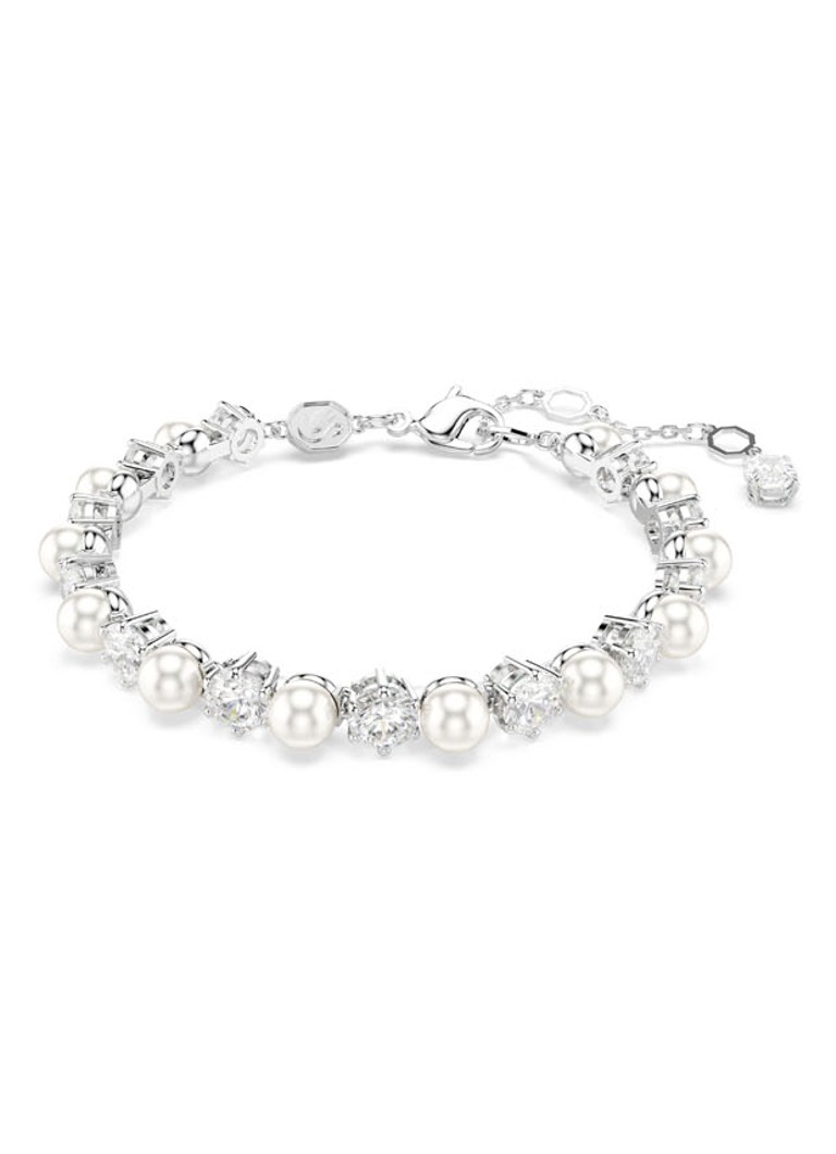 Swarovski Dames Matrix armband met kristal M in de kleur Zilver