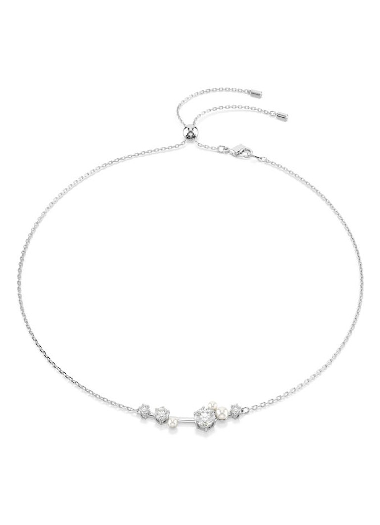 Swarovski Dames Constella ketting met kristal in de kleur Zilver