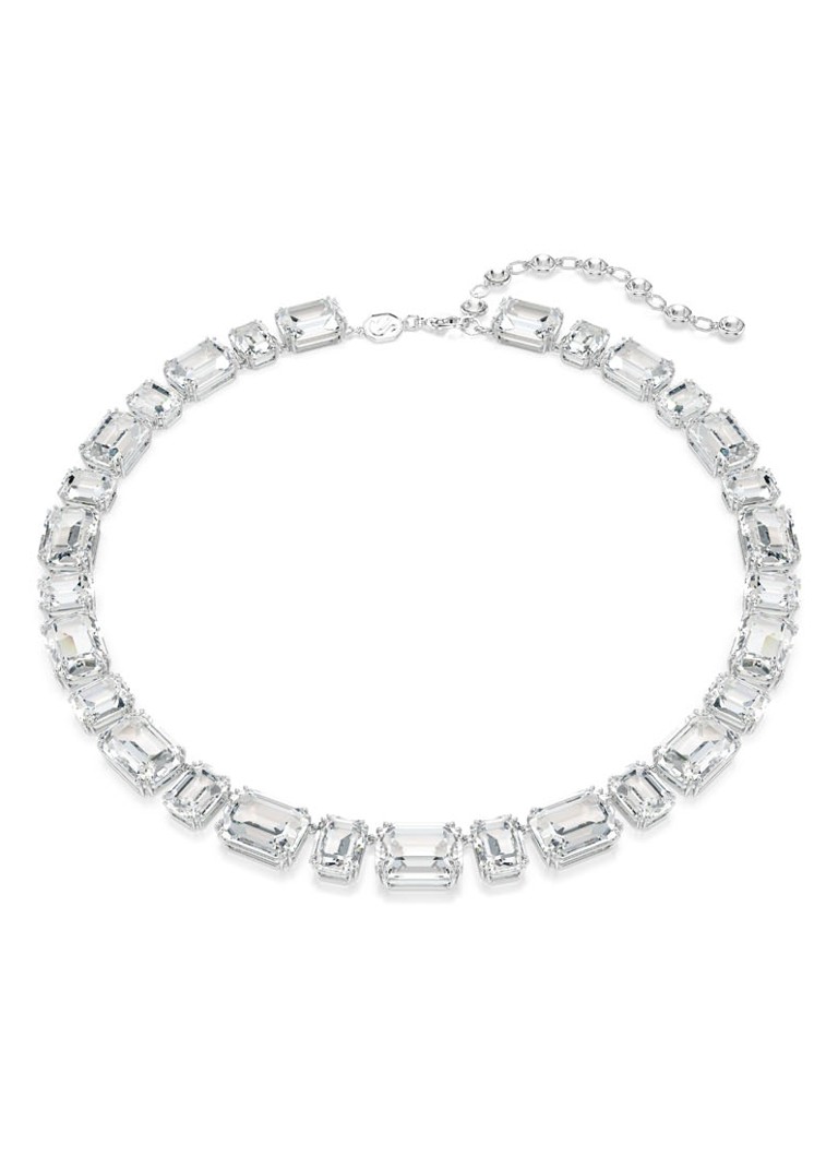 Swarovski Dames Millenia ketting met kristal in de kleur Zilver