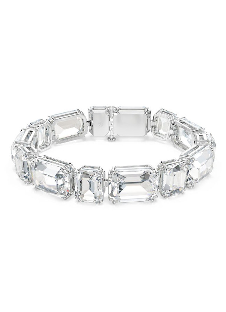 Swarovski Dames Millenia armband met kristal M in de kleur Zilver