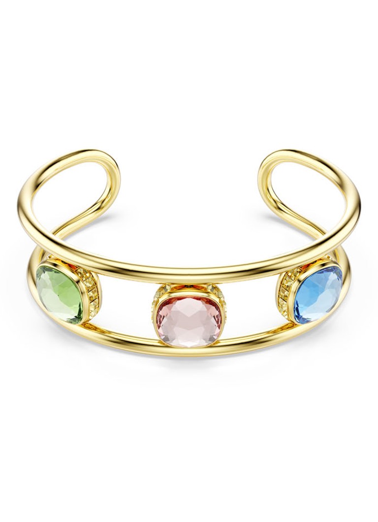 Swarovski Dames Chroma bangle verguld M in de kleur Goud